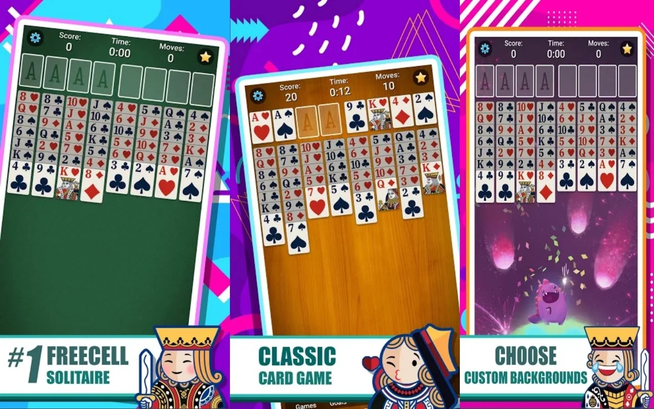 Play golf solitaire